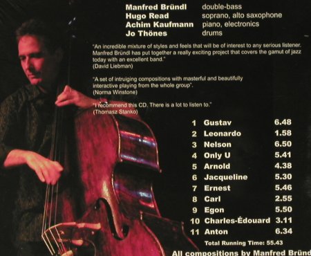 Bründl,Manfred: Silent Bass, Digi, FS-New, Laika(), D, 2006 - CD - 93938 - 10,00 Euro