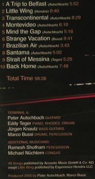 Autschbach's Terminal A,Peter: Transcontinental, FS-New, Acoustic Music(319.1364.2), D, 2005 - CD - 94885 - 11,50 Euro