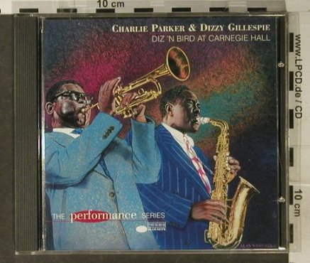 Parker,Charlie & D.Gillespie: Diz'n Bird At Carnegie Hall, Capitol(8 57061 2), NL, 1997 - CD - 94955 - 10,00 Euro