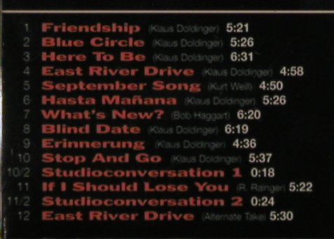 Doldinger: Back in New York-Blind Date, WEA(), D, 1999 - CD - 95204 - 10,00 Euro