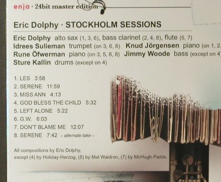 Dolphy,Eric: Stockholm Sessions(79), Digi,24 bit, Enja(ENJ-2115 2), D FS-New, 2007 - CD - 95897 - 12,50 Euro