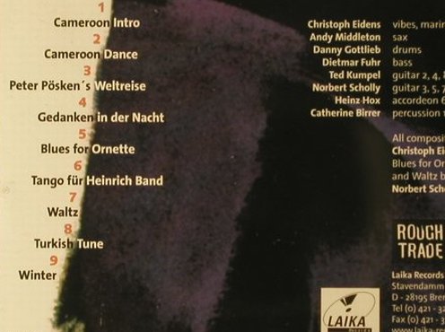 Eidens,Christoph: Cameroon Dance, Laika(), D, 1998 - CD - 96065 - 10,00 Euro