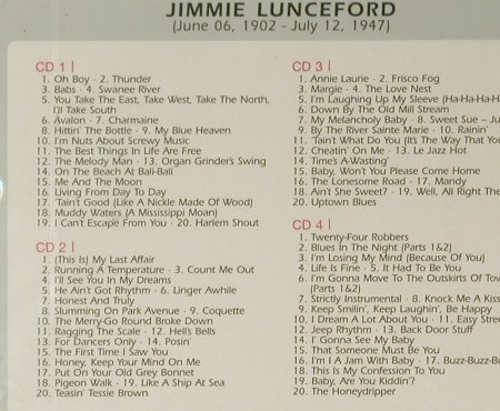Lunceford,Jimmy: Life Is Fine, Box, FS-New, Membran(222456), D, 2005 - 4CD - 96627 - 10,00 Euro