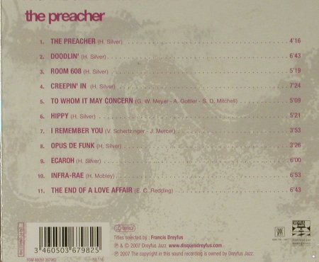 Silver,Horace: The Preacher, FS-New, Dreyfus(), , 2007 - CD - 96701 - 9,00 Euro