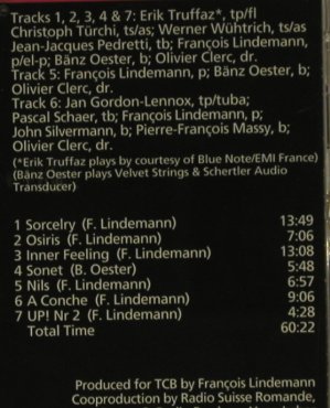 Lindemann,Francois: Formats, TCB(20 982), , 2000 - CD - 97337 - 5,00 Euro