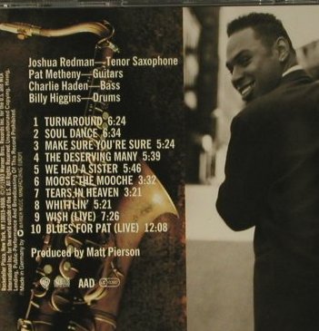 Redman,Joshua: Wish, WEA(), D, 1993 - CD - 97724 - 7,50 Euro