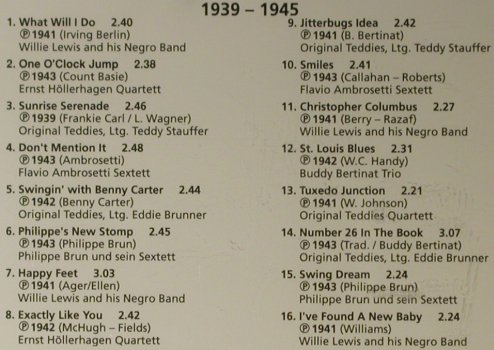 V.A.Swing in Europa 1: 1939-45, DA music(77173), D,  - CD - 98051 - 5,00 Euro