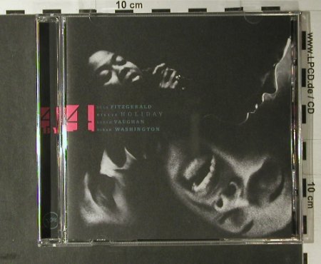 V.A.4 BY 4: Fitzgerald,Holiday,Vaughan,Washingt, Verve(), D, 1999 - CD - 98161 - 7,50 Euro