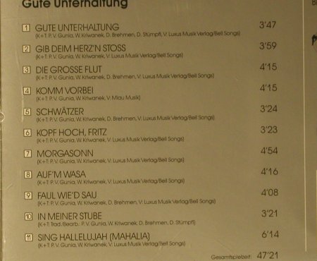 Kriwanek Band,Wolle: Gute Unterhaltung, Bell(BLR 84 204), D, 1995 - CD - 98436 - 5,00 Euro