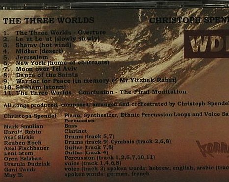 Spendel,Christoph: The Three Worlds, Konnex/WDR(KCD 5088), , 1999 - CD - 98494 - 7,50 Euro