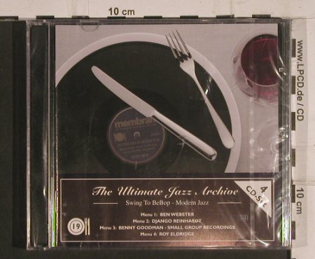 V.A.The Ultimate Jazz Archive: 19-Swing to BeBop-Modern Jazz, Membran(222775),  FS-New, 2005 - 4CD - 99756 - 10,00 Euro