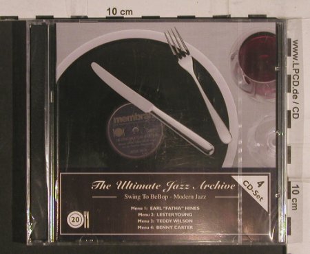 V.A.The Ultimate Jazz Archive: 20-Swing to BeBop-Modern Jazz, Membran(222776),  FS-New, 2005 - 4CD - 99757 - 10,00 Euro