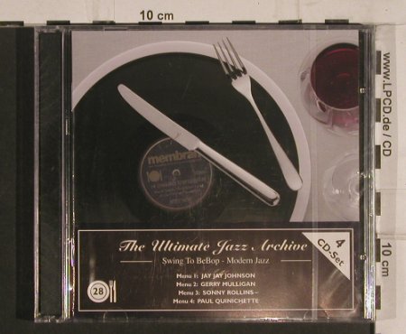 V.A.The Ultimate Jazz Archive: 28-Swing to BeBop-Modern Jazz, Membran(222784),  FS-New, 2005 - 4CD - 99758 - 10,00 Euro