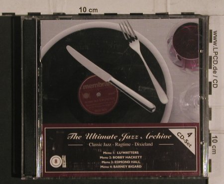 V.A.The Ultimate Jazz Archive 8: Classic Jazz,Ragtime,Dixieland, Membran(222764), D, 2005 - 4CD - 99925 - 10,00 Euro
