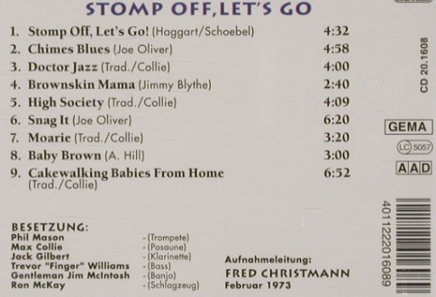 Collie,Max & Rhythm Aces: Stomp of, Let's go, FS-New, Pastels(20.1608), D,  - CD - 81335 - 10,00 Euro