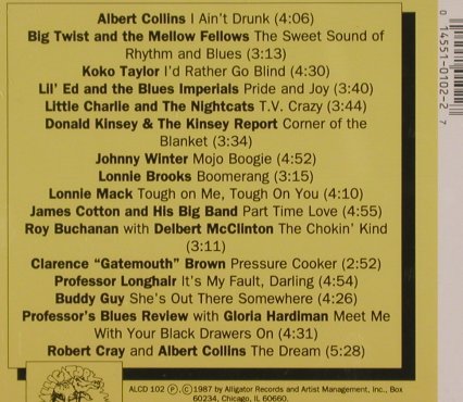V.A.Genuine Houserockin'Music: 2, Albert Collins...Robert Cray, Alligator(ALCD102), US, 1987 - CD - 83851 - 6,00 Euro