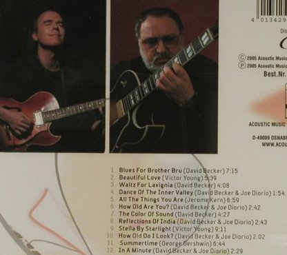 Becker,David & Joe Diorio: The Color Of Sound,FS-New, Acoustic Music(319.1262.2), D, 2005 - CD - 94882 - 10,00 Euro