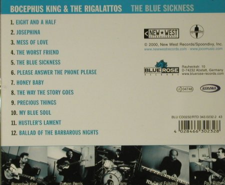 Bocephus King: The Blues Sickness, Blue Rose(), D, 00 - CD - 97947 - 7,50 Euro
