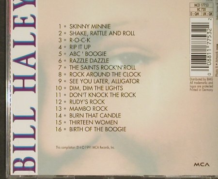 Haley,Bill: The Collection, 16 Tr., MCA(MCD 17753), D, 1991 - CD - 83830 - 6,00 Euro