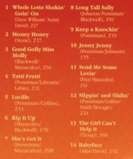 Little Richard: Long Tall Sally, Orbis 12(BLU GNC 012), EU, 1994 - CD - 83839 - 5,00 Euro
