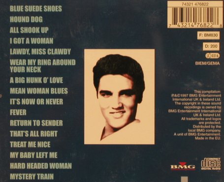 Presley,Elvis: Classic Elvis, Camden/BMG(), EU, 1997 - CD - 83843 - 7,50 Euro