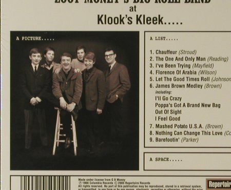 Zoot Money's Big Roll Band: Zoot!(66), Digi, FS-New, mono, Repertoire(REP 5004), D, 2003 - CD - 95701 - 10,00 Euro