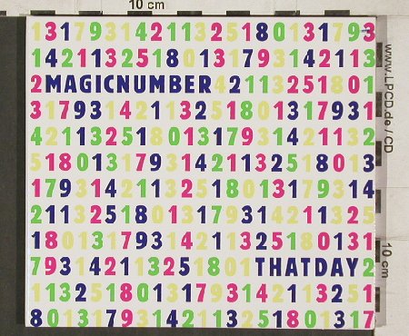 Magicnumber: That Day, Digi, Stereo Deluxe(sd120), , 2004 - CD - 81305 - 7,50 Euro