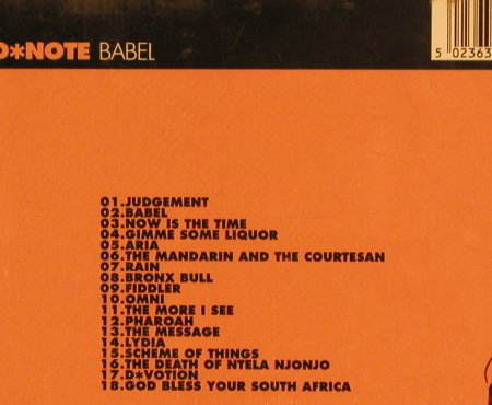 D*Note: Babel, Dorado(), , 1993 - CD - 82701 - 7,50 Euro