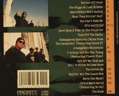 Ice Cube: Amerikkka's Most Wanted, Island(846 562-2), D, 1990 - CD - 82719 - 7,50 Euro