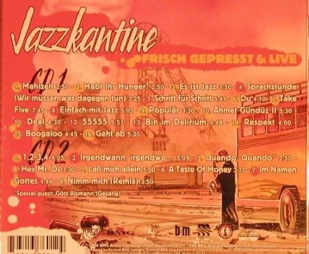 Jazzkantine: Frisch Gepresst Und Live, RCA(), EEC, 1996 - 2CD - 82727 - 10,00 Euro