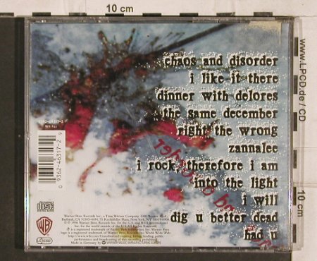 Prince(Symbol): Chaos And Disorder, WB(), D, 1996 - CD - 82756 - 7,50 Euro