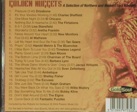 V.A.Golden Nuggets: Drizabone...Fantastic Puzzles,24Tr., Gold Soul(), UK, 2004 - CD - 82812 - 5,00 Euro