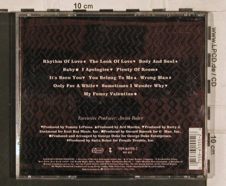 Baker,Anita: Rhythm Of Love, Elektra(), D, 1994 - CD - 82871 - 5,00 Euro