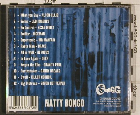 V.A.Natty Bongo: Alton Ellis..Simon Hot Peppe,12Tr., Smugg Rec.(G-GUMScd003), UK, 2000 - CD - 82957 - 5,00 Euro