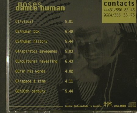 Moses: Dance Human, moo(0001), A,  - CD - 84103 - 6,00 Euro