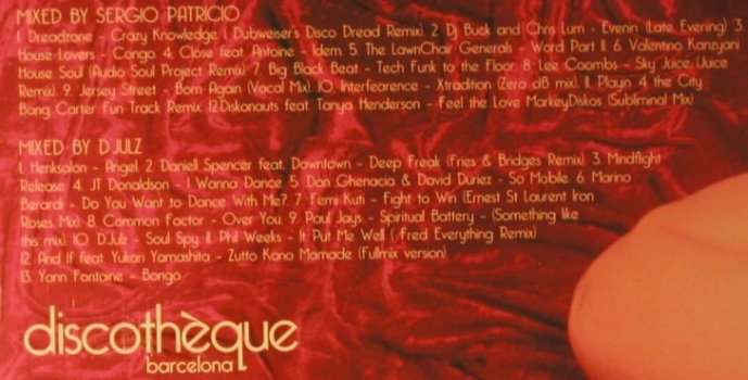 V.A.Discotheque: Nights in Red Satin, Digi, FS-New, SonidoDens(), EU, 02 - 2CD - 90702 - 10,00 Euro