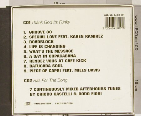 Castelli,Cricco: Thank God It'S Funky/Hits f. t.Bong, project(), Box, 98 - 2CD - 91014 - 12,50 Euro
