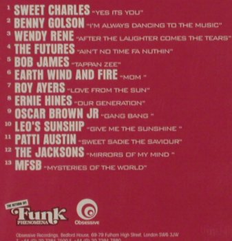 V.A.Funk Phenomena: The Return of!, 13 Tr., FS-New, Logic(EVScd41), EU, 2003 - CD - 91861 - 7,50 Euro