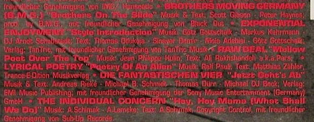 V.A.Krauts with Attitude 1: German Hip Hop Vol.1, Boombastic Rec.(262 039), , 1991 - CD - 92077 - 12,50 Euro