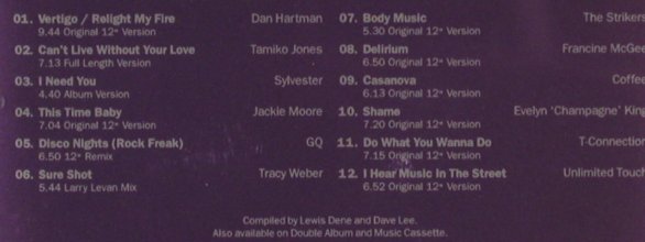 V.A.Classic Disco: Vol.1, Mastercuts(CUTScd 25), UK, 1995 - CD - 92094 - 10,00 Euro