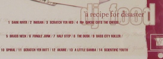 Dj Food: A Recipe for Disaster, Ninja Tune(zen cd20), UK, 1995 - CD - 92369 - 11,50 Euro