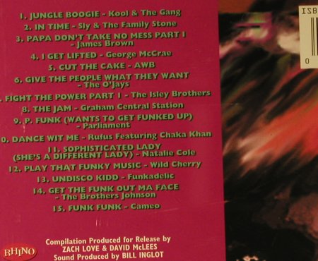 V.A.In Yo'Face Vol.3: The History Of Funk, 15 Tr., Rhino(R2 71433), US, 1993 - CD - 95132 - 12,50 Euro