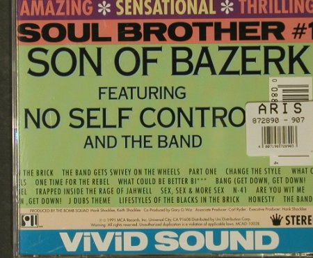 Son Of Bazerk: Feat.No Sel Control & The Band, MCA(MCAD-10028), US, 1991 - CD - 95238 - 10,00 Euro