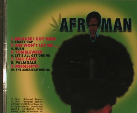 Afroman: The Good Times, Universal(), EU, 01 - CD - 96845 - 5,00 Euro