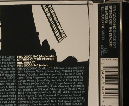 Gorillaz: Feelo Good Inc.*2+2, EMI/Parlophone(), EU, 2005 - CD5inch - 98764 - 3,00 Euro