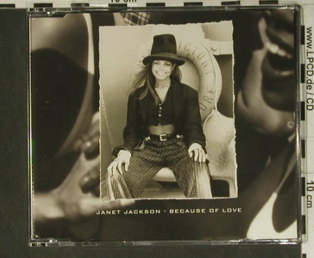 Jackson,Janet: Because Of Love*3, Virgin(8 92297 2), NL, 1994 - CD5inch - 98854 - 3,00 Euro