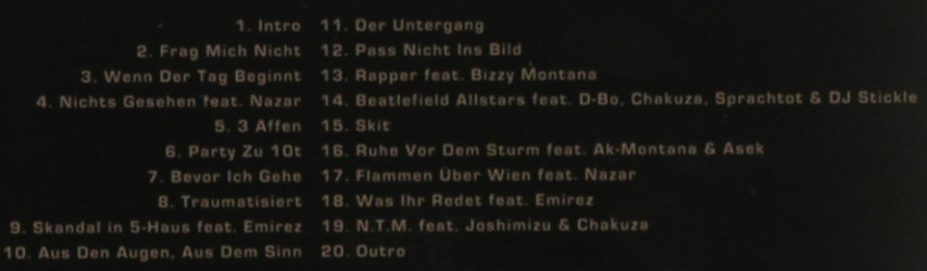 Raf Camora: Therapie Vor Dem Album, FS-New, Distributionz(), , 2008 - CD - 99668 - 10,00 Euro