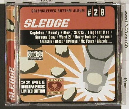 V.A.Sledge Ryhthm #29: 22 Tr., GreenSleev(), UK, 02 - CD - 52208 - 7,50 Euro
