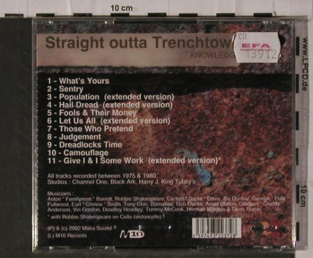 Knowledge: Straight outta Trenchtown,1975-1980, Maka Sound(322372), F, FS-NEW, 2002 - CD - 84423 - 17,50 Euro