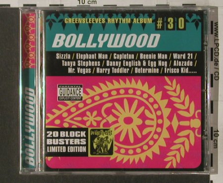 V.A.Greensleeves Rhythm Album: #30, Bollywood,FS-New, Greensleeves Rec.(), UK, 2002 - CD - 92069 - 7,50 Euro